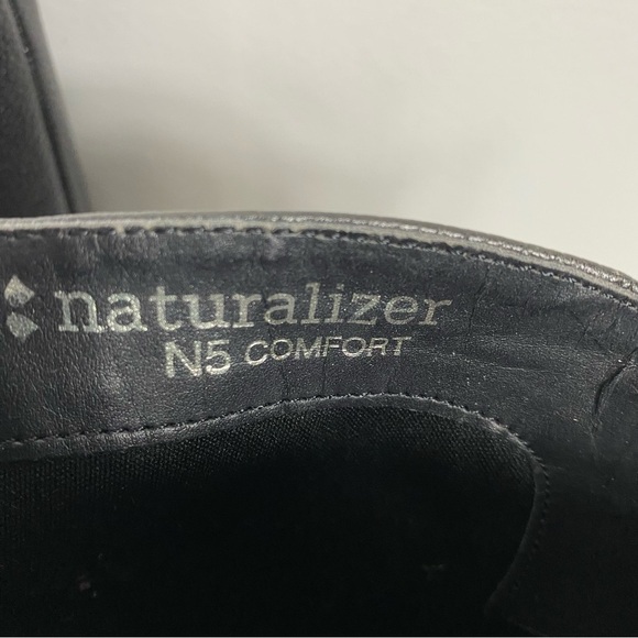 Naturalizer Jenelle Black Leather Riding Knee High Boots Sz 9.5 - Picture 9 of 15